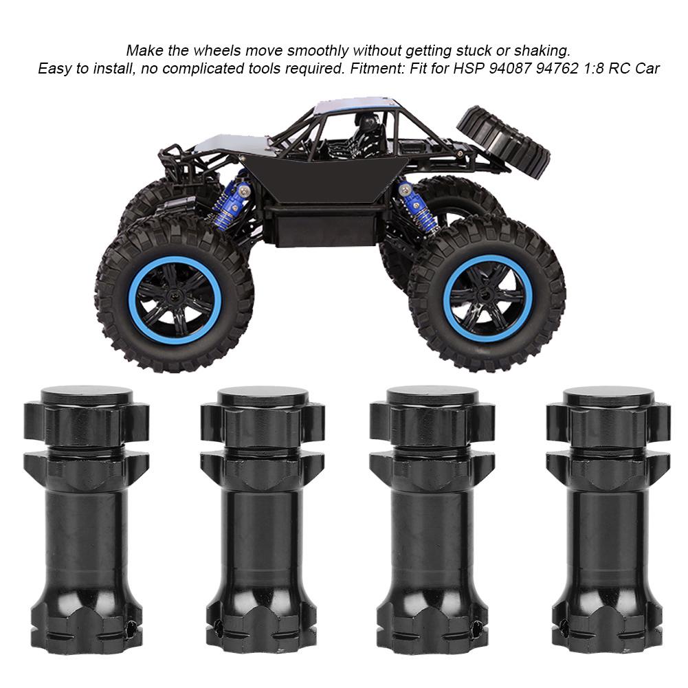 4pcs 30mmCelsius1.2in Extension Longer Adapter Accessory Fit for 94087 94762 1:8 RC Car