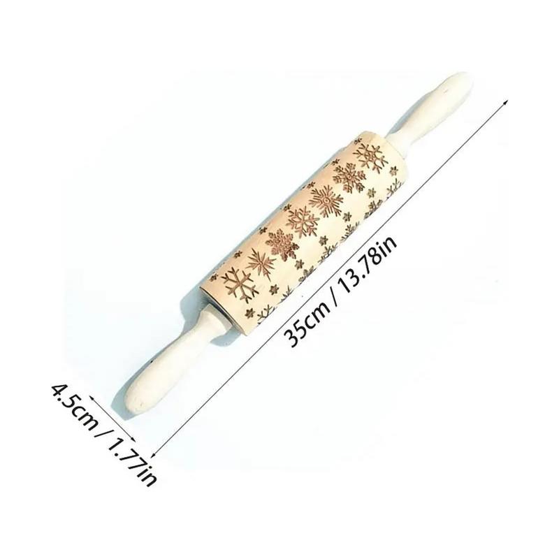 Узорный скалка Ролик для теста Деревянные штампы для печенья с гравировкой Универсальные кухонные инструменты Декоративный ролик для глины для выпечки, помадки