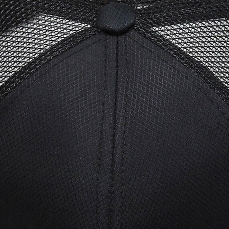 Бейсбольная кепка, сетчатая мужская шляпа дальнобойщика, регулируемая кепка с ремешком, дышащая солнцезащитная кепка