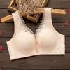 Женский бюстгальтер больших размеров, тонкий жилет, широкий плечевой ремень, пять рядов пряжек, регулируемый кружевной бюстгальтер, легкий, дышащий, удобный