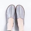 Fashion Soft Bottom Mother's Loafers 2024 Spring/Autumn Flat Casual Shoes Non Slip Women's White Flats  Moccasins Geunine Leather