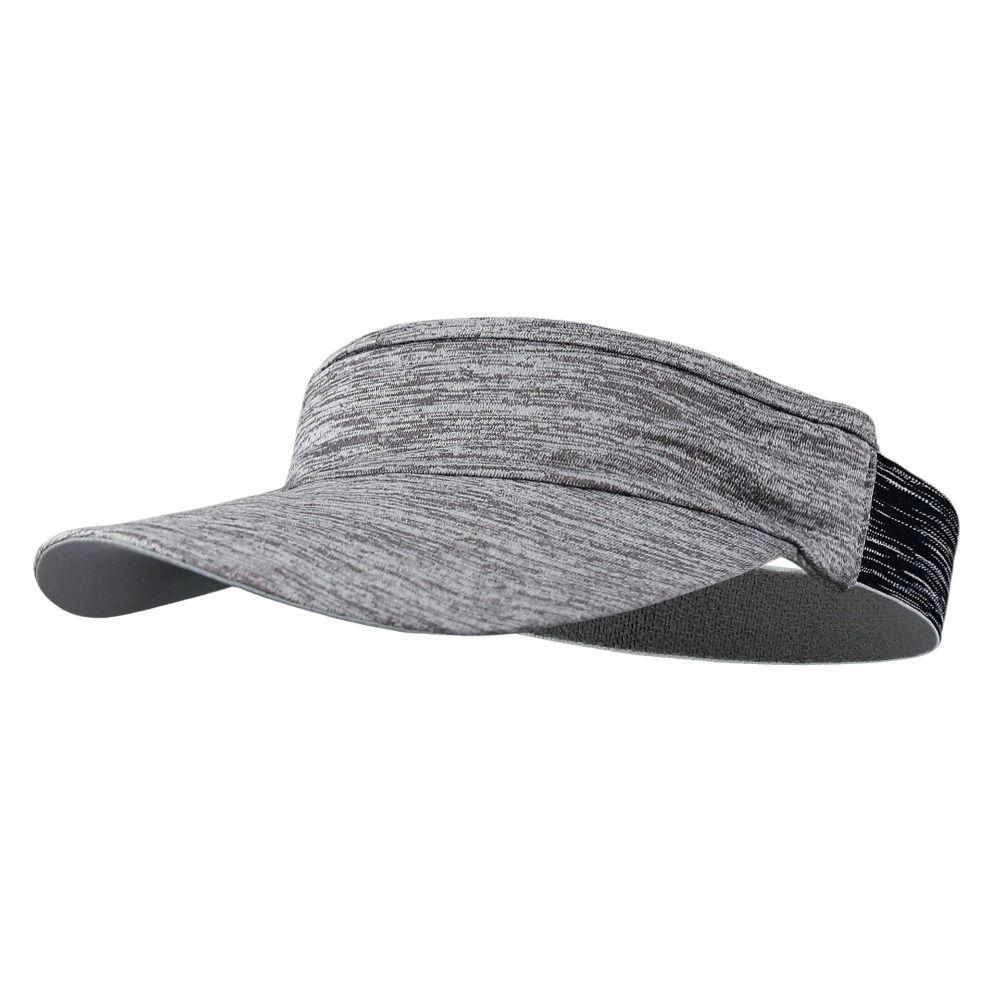Quick Drying Topless Visor Cap Sweat Absorbent Sports Hat Summer Empty Top Hat Tennis Beach