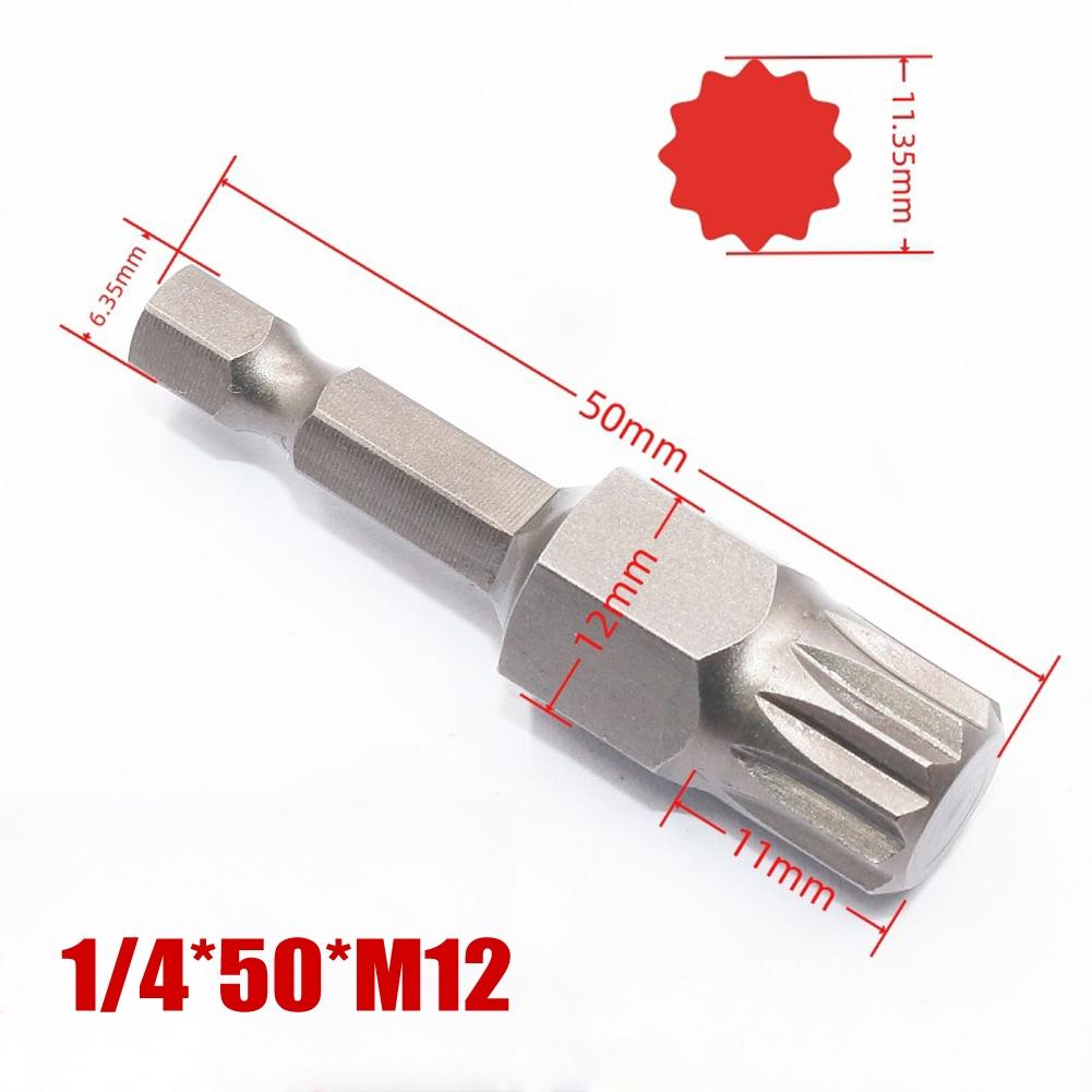 Optional Screwdriver Bit Torx Screwdriver Bit 12 Point