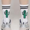 GRAVER [BAG&ACC] Cactus Logo Socks 1 Pack_White