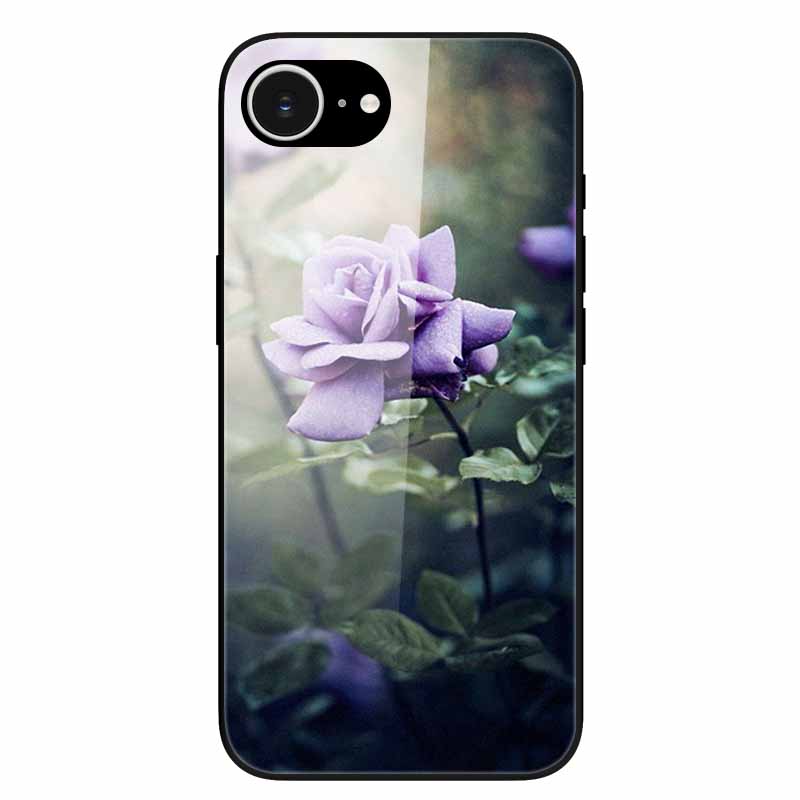 Tempered Glass Phone Cases For iPhone 16e 2025 Case Silicon Bumper Hard PC Back Cover Shell for iPhone SE (2025) / for iPhone16e
