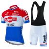 Alpecin Pro Cycling Jersey Men Short Sleeve Breathable Quick Dry Performance Bike Shirt