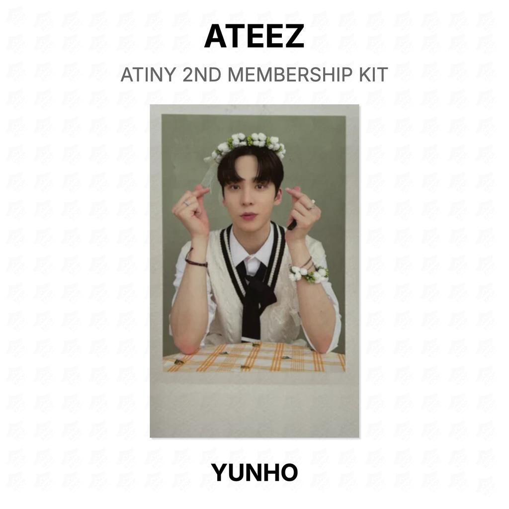 ATEEZ ATINY 2-й Набор Члена Клуба Официальная Фотокарточка