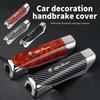LMET5 ABS Car Interior Handbrake Grip Protector Cover For Alfa Romeo giulia stelvio giulietta 159 147156 166 Accessories key Cover