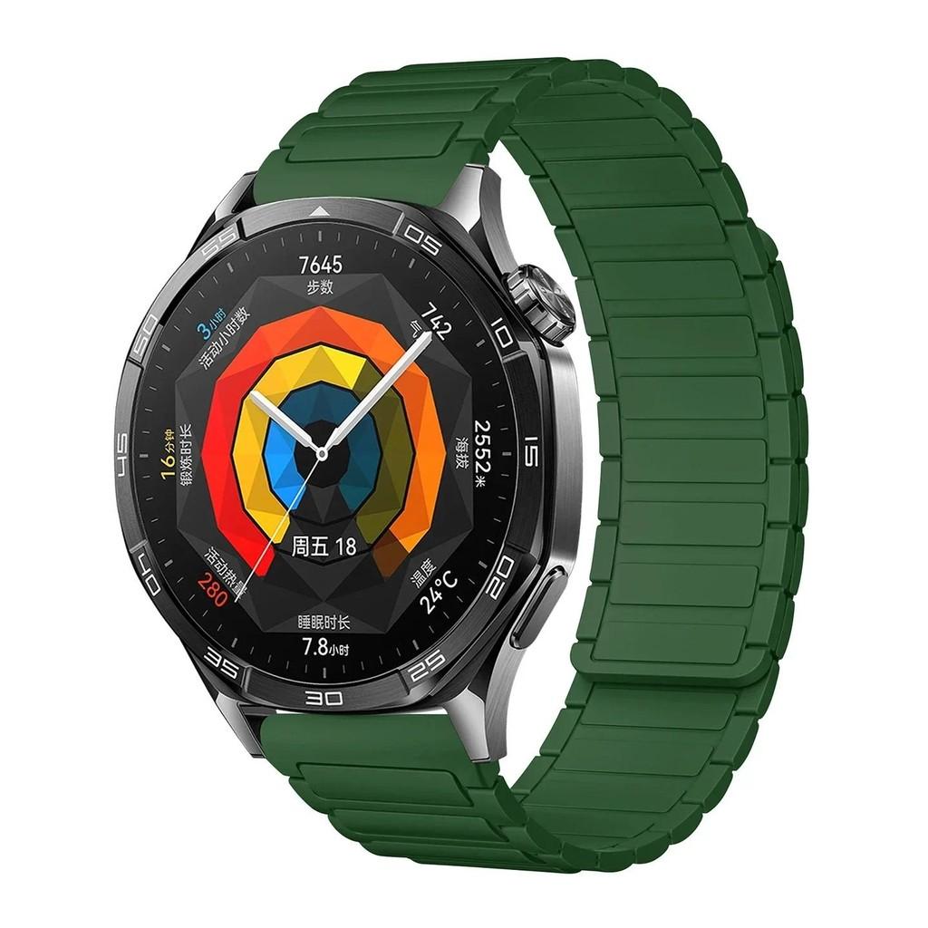 18мм 20мм 22мм Магнитный петлевой ремешок для Samsung Galaxy Watch 6 Classic Силиконовый ремешок для Huawei Watch GT5 46мм 7 6 5 4 44/40мм