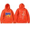Travis Scott Hitr Sun Hoodie Flame Sun Peripheral Hoodie, Male Female
