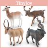 Удивительные статические фигурки животных, включая антилопу, козу и оленя для украшения