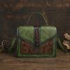 Retro Handbag Handmade Exquisite Embossed Women's Leather Bag Versatile Large Capacity Shoulder Bags