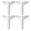 Pack of 4 Metal Cabinet Feet High Strength Metal Furniture Feet Upgrades for Modern Furniture Including Sofas & Chairs