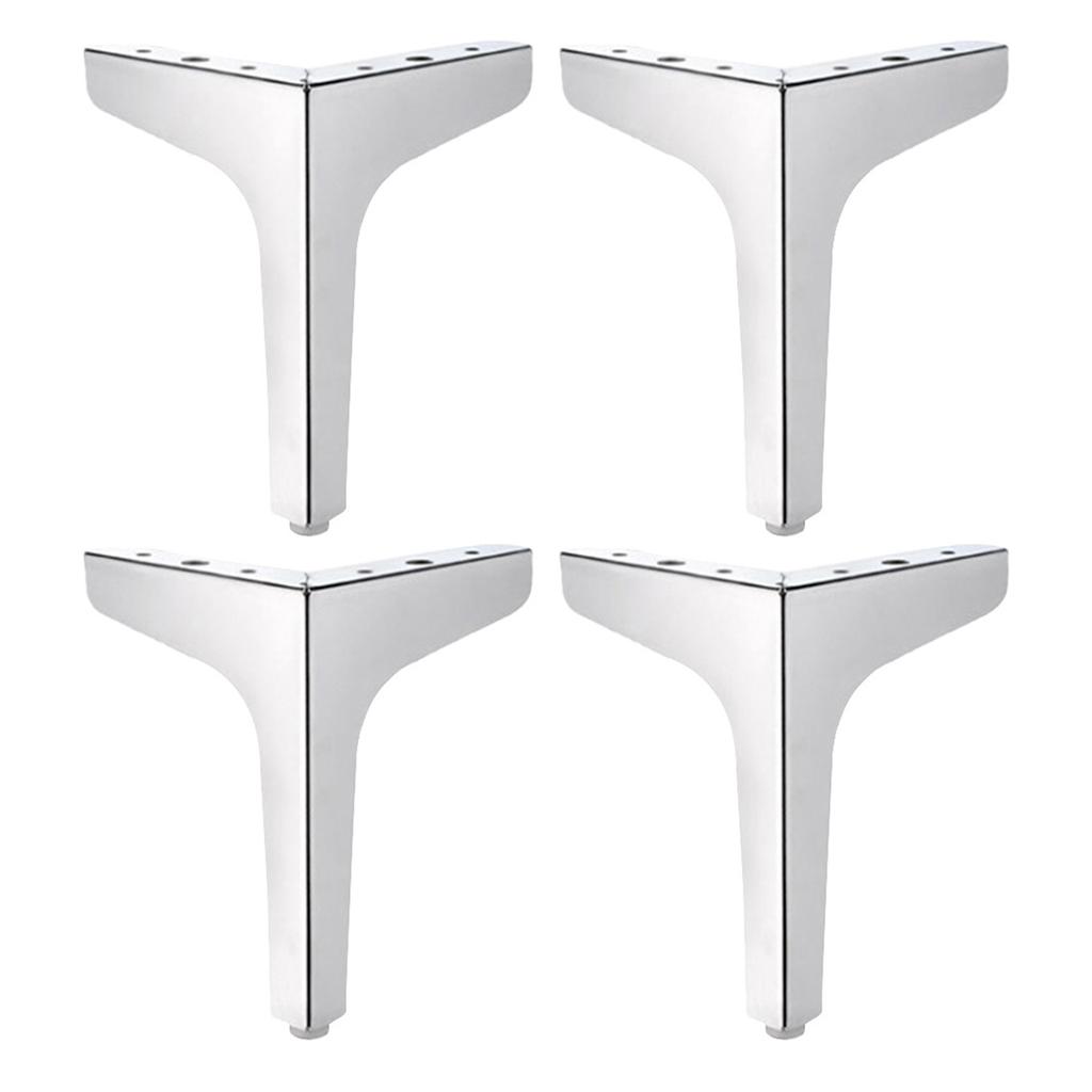 Pack of 4 Metal Cabinet Feet High Strength Metal Furniture Feet Upgrades for Modern Furniture Including Sofas & Chairs