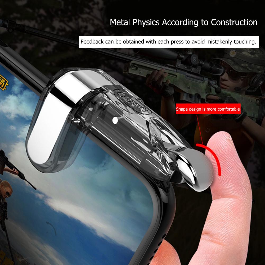 2 шт. Триггер для мобильных игр Контроллер для мобильных игр для PUBG Джойстики Кнопки для iPhone Android Смартфона