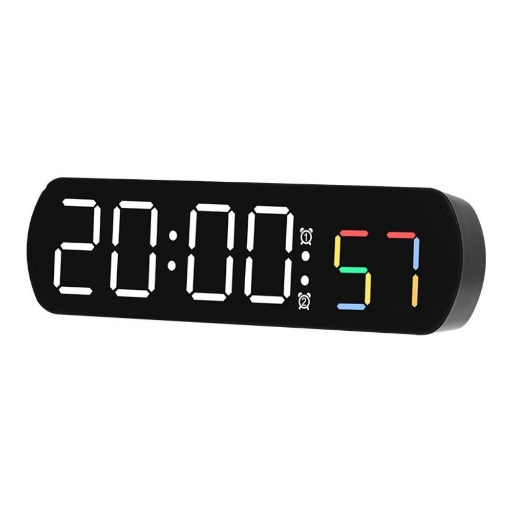 Large Display Digital Desktop Clock 12/24 Hour Format LED Clock New Digital Alarm Clock Home Decor