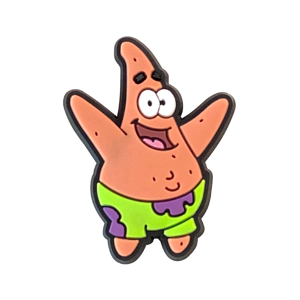 SpongeBob Croc Charms: 20 DIY Soft Rubber Shoe Accessories & PVC Buckle Ornaments