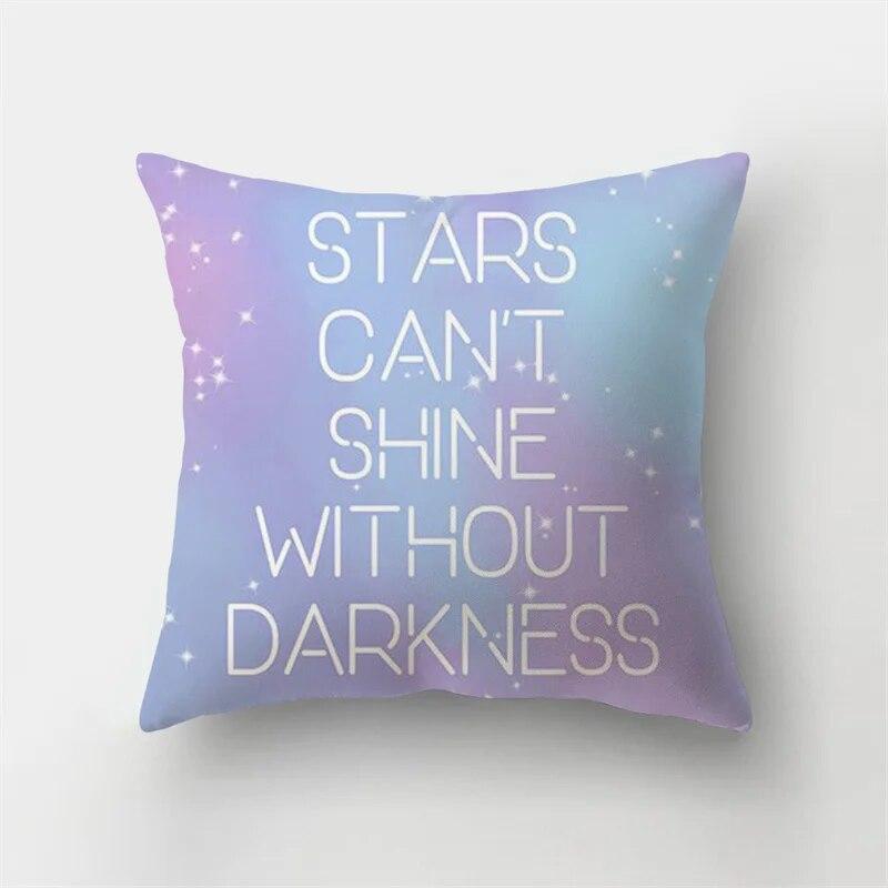 Спальня Диван Чехлы Гостиная Домашний Декор Наволочка Розовое небо Облако Пейзаж