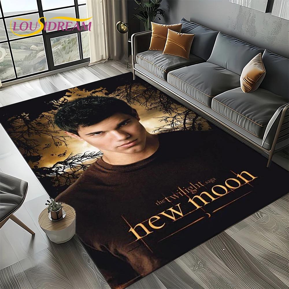 Twilight Saga Series Edward Bella Movie Carpet Rug for Living Room Bedroom Home Sofa Decoration,Kids Area Rug Non-slip Floor Mat