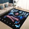 ГОРЯЧИЙ Ковер с 3D-принтом Род Вейв Звезда рэпа для гостиной, спальни, домашнего декора, детский игровой, нескользящий для дивана, придверный коврик