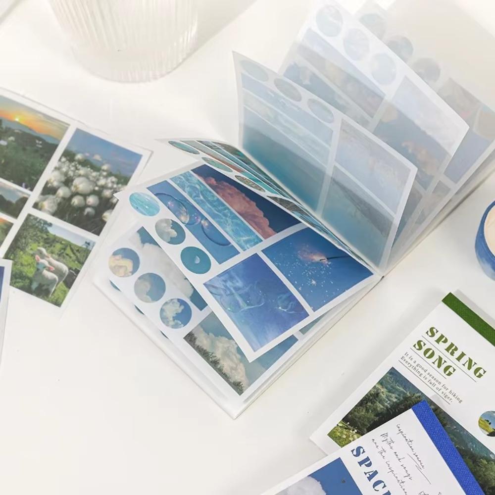 40pcs DIY Scrapbooking Aesthetic Decor Stickers INS Journal Supplies New Washi Paper Diary Album