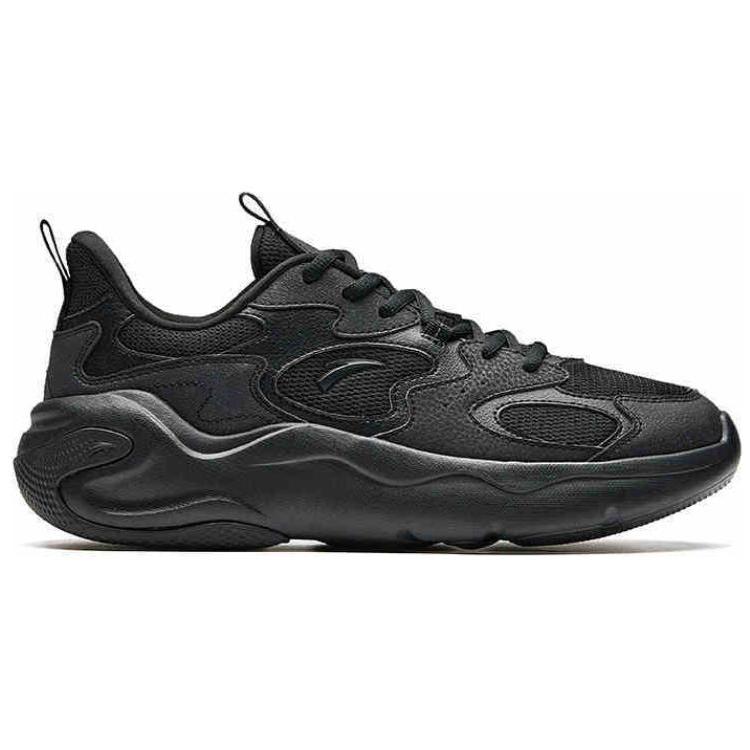 Anta Gravity 2 Classic Модные Универсальные Амортизирующие Нескользящие Износостойкие Низкие Повседневные Кроссовки Мужские Повседневные Кроссовки Черные 112518811-4