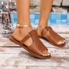 Модная женская обувь в продаже 2025 Лето Шлепанцы с открытым носком Женские Уличные Пляжные Повседневные Однотонные Балетки Женские Большого размера Балетки с Сандалиями