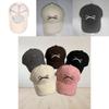Womens Cozy Baseball Hat With Embroidered Bow And Sunshade For Cold Seasons