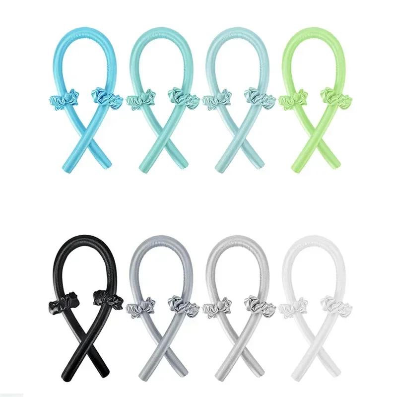 Безнагревный щипцы для завивки волос Ленивый бигуди Набор для завивки волос Мягкие блестящие без нагрева Спиральные мягкие спящие щипцы для завивки Моделирование Аксессуары