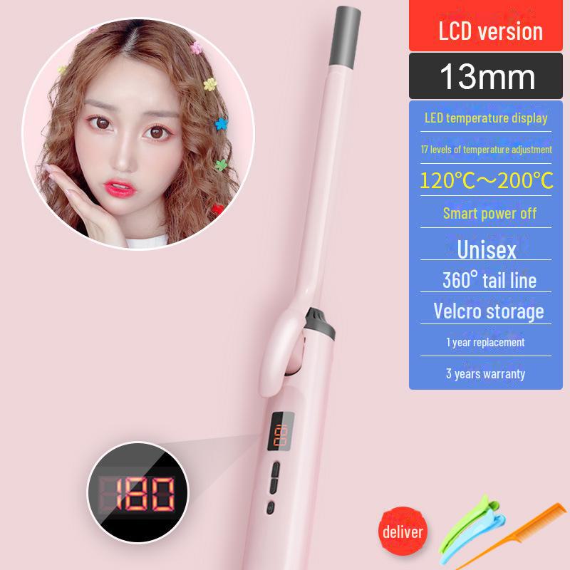 Щипцы для завивки 9 мм для тонких мужских волос и коротких, тугих женских локонов