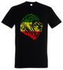 Rastafari Lion V T-Shirt Rasta Jah Babylon Irie Ska Reggae Jamaica Africa