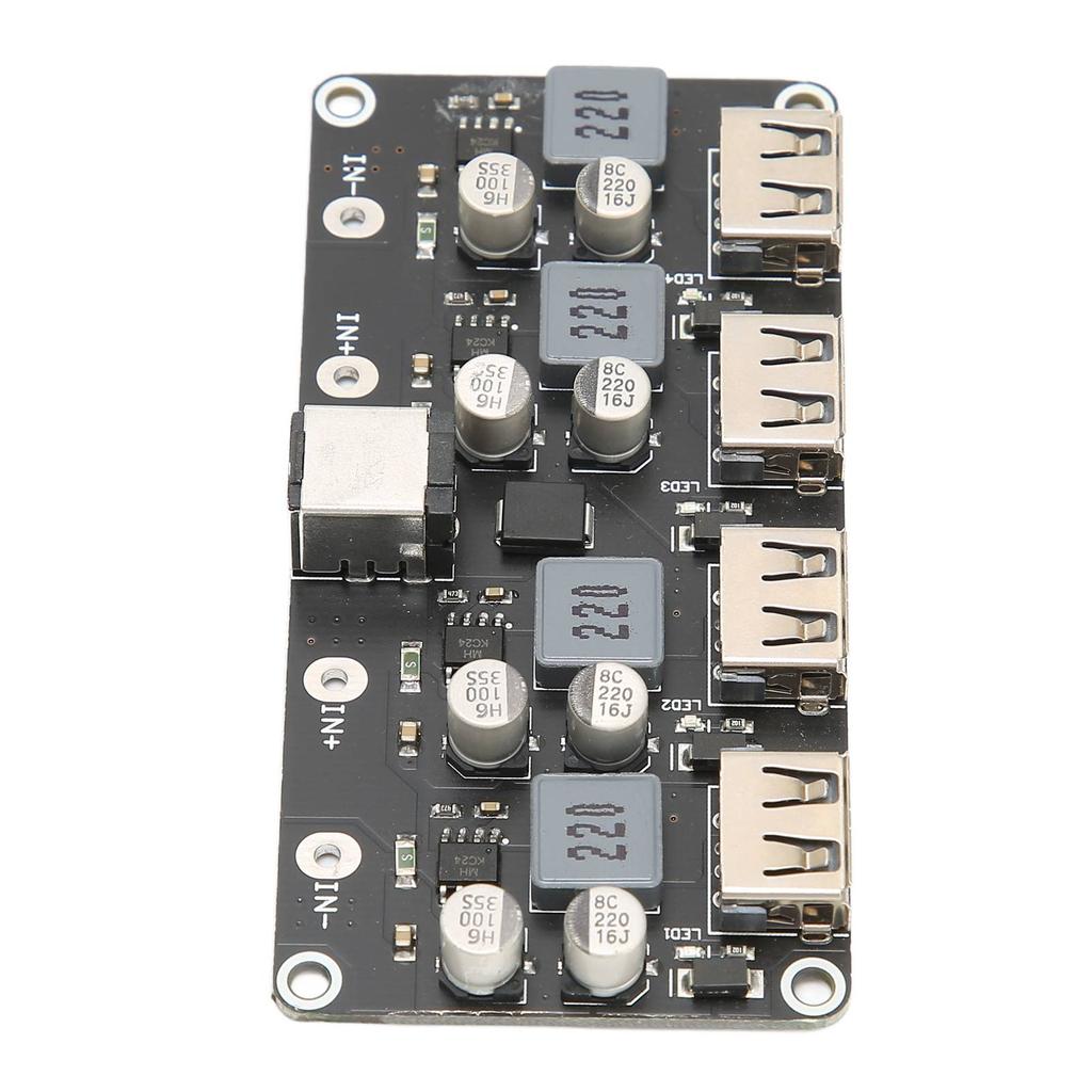 4-канальный модуль быстрой зарядки 12 В 24 В в QC3.0 Power Buck USB зарядное устройство для телефона плата преобразователя