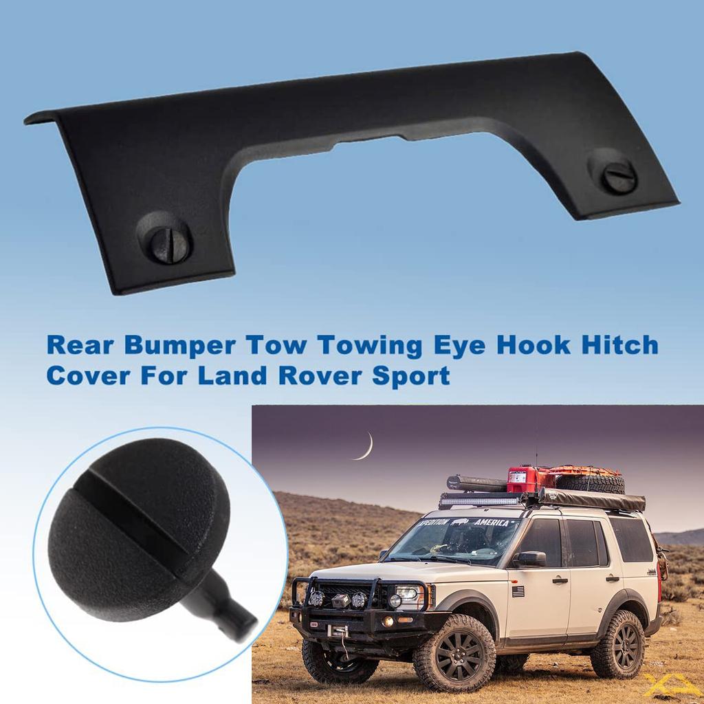 Bumper Towing Eye Hook Cover Clips Screws Trim Turn Lock Insert Kit for Evoque Discovery 3 4 Bumper Fender Grille Clips