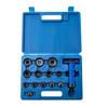 Leather Craft Punch Set 13 Interchangeable Heads High Carbon Steel Construction Ergonomic Grip Hollow Punch Set