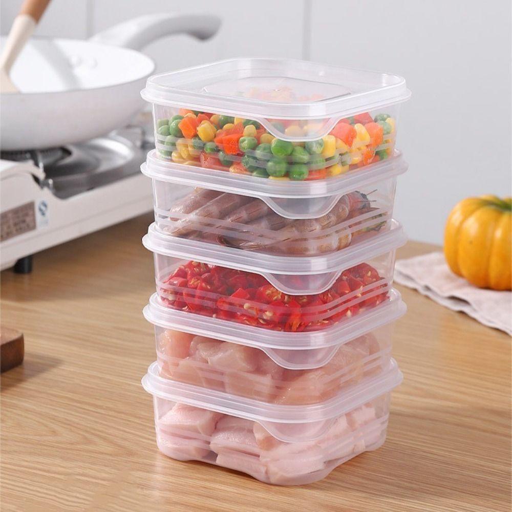 350ml Fruit Storage Box Refrigerator Special Food Containers Transparent Frozen Meat Box