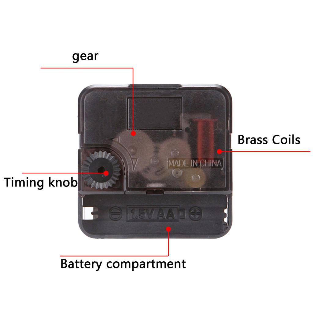 Бесшумные кварцевые часовые механизмы, комплекты, мотор и стрелки часов, работающие от батареек для творческих проектов по изготовлению часов