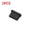 Пылезащитная заглушка Type-C Силиконовая заглушка для порта USB C Защита порта зарядки Совместима с большинством телефонов и ноутбуков с USB C Черная