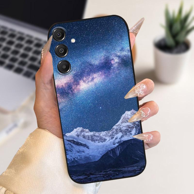 Чехол-бампер для Samsung Galaxy A17, мягкий силикон + ТПУ, противоударный, для GalaxyA17 5G, защитный корпус телефона, A 17, мультяшный, Capa