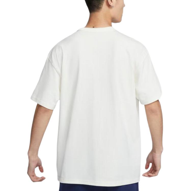 Nike Спортивная одежда Essentials Американский винтажный узор «Маргаритки» Футболка с круглым вырезом Удобная повседневная футболка с коротким рукавом Мужская футболка Белая HJ3955133