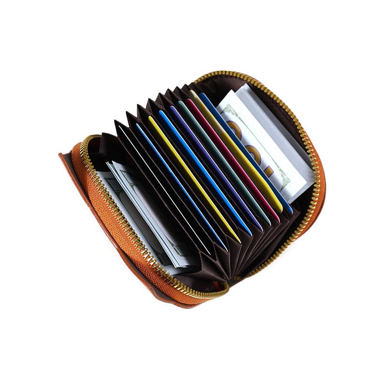 Кошелек для монет с корейским мультяшным принтом: Милый кошелек из искусственной кожи с отделениями для карт и держателем для удостоверения личности