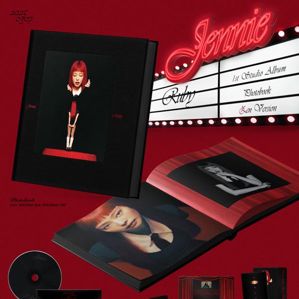 JENNIE - Первый студийный альбом [Ruby] (Фотокнига) [Случайная версия]