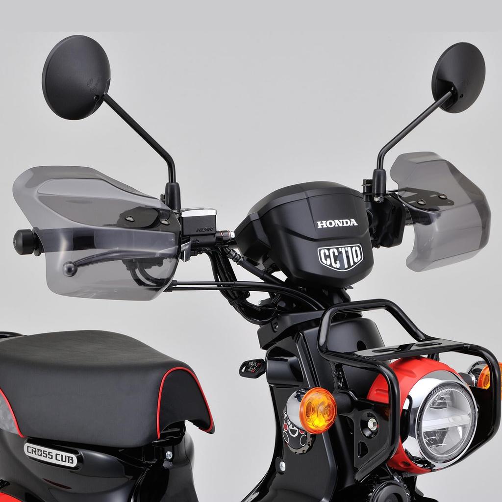 Daytona Motorcycle Knuckle Universal Left and Right 71907 Guards, Impact-Resistant Acrylic, Fit, Set, Smoke,