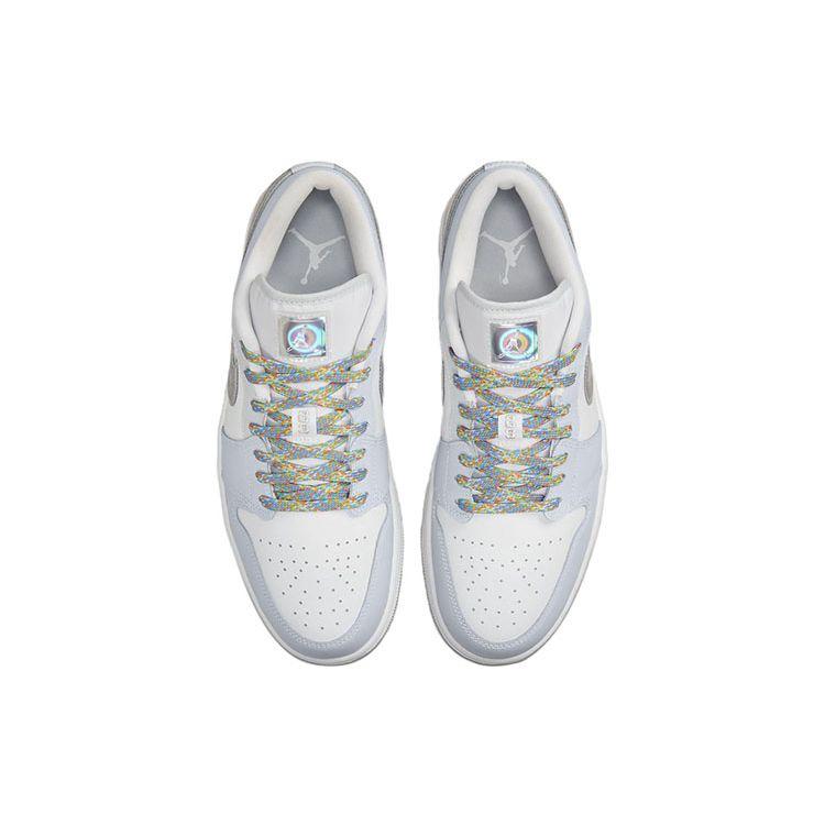 Мужские кроссовки Air Jordan 1 Low SE Tear-Away White Wolf-Grey DX6070-101