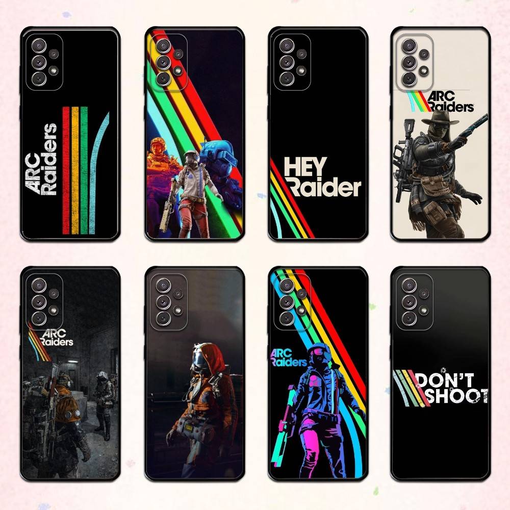 Тактический Кооперативный A-ARC R-Raiders Чехол для Телефона Для Samsung S 25,24,23,22,30,21,10,9,Ultra,Plus,Lite,FE,4,5 G Мягкий Черный Чехол