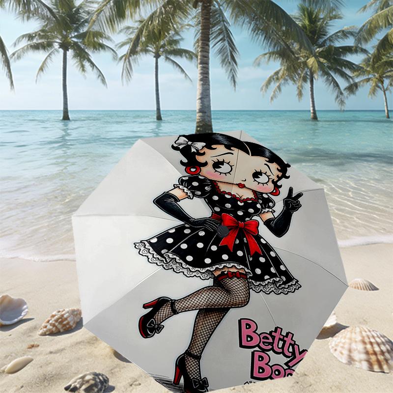 Sexy Doll Print Umbrella Automatic Opening/ Closing - Portable Foldable Design - Daily use for Travel/Outdoor - Gift for Birthday