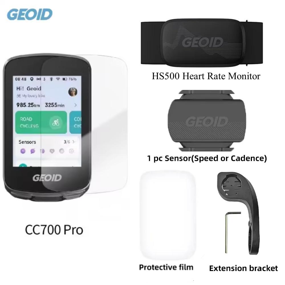 GEOID CC700 Pro Bicycle Computer 2.8-Inch Touchscreen GPS Bike Speedometer WIFI ANT+ With Global Map Navigation Bicycle Odometer