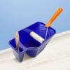Dark Blue Painting Bucket Easy-Grip Handheld Paint Cup Holding Paint Cup  Paint Supplies