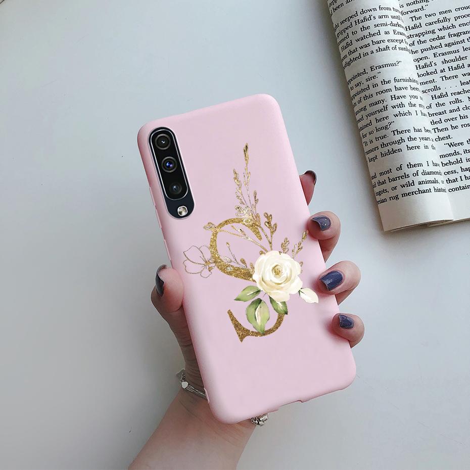 Чехол для Samsung Galaxy A50 A30 Чехол Силиконовый Милые Буквы Мягкая Задняя Крышка для Samsung Galaxy A30S A 30 50 A50S Чехол 2019 бампер