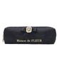 De Lace Satin Pearl Bijou Long Pouch for Black [Maison Fleur] Pouch/Drawstring Women,