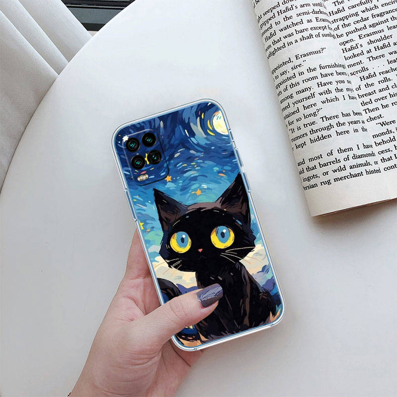 JO9 Cat Kitten Meow Phone Case for Motorola G34 G32 G31 G14 G84 G62 E32 G24 G72 G71 G73 G85 G200 G60S G60 G52 G51 G50 G42 G41 G32 G30